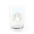 Fortune Campers そっくの雑貨屋さんのテントの中からどんちゃん Water Glass :back