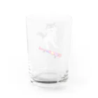 P_aquaのスケボーウルフ Water Glass :back