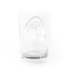 けちゃっぷごはんのお店のサメに遭遇した猫 Water Glass :back