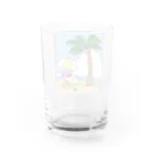 NOKIO MUXのニワトリの休日　夏C Water Glass :back