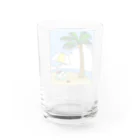 NOKIO MUXのニワトリの休日　夏FT Water Glass :back