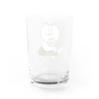 けちゃっぷごはんのお店のメロンパンとねこ Water Glass :back