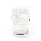 涼　06商店の蛸牡丹 Water Glass :back