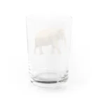 いきもの大好き！ほほえみフレンズのごきげんなゾウさん Water Glass :back