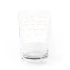 nicospyderのにゃんぴーぽー Water Glass :back