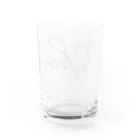 アキバワンダフルボックスの駒形梨乃グラス Water Glass :back