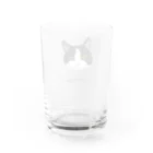 みきぞーん｜保護猫 ミッキー画伯と肉球とおともだちのjolene Water Glass :back
