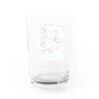 YmMy_shopのぱんたま♡　クリスマスver Water Glass :back