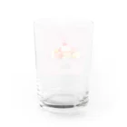 のぐちさきのプリンアラモード(pink) Water Glass :back