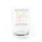 文字８フレッシュ！のJUNKREW BROS glass Water Glass :back