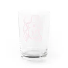 Turtle-tのPink_Girl Water Glass :back