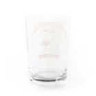 でぶニャンズの見返り美人ニャンコ Water Glass :back