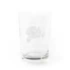 砂気味のnijuuissai mono グラス反対面