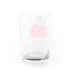 paniponiのすりおろしりんごちゃん。 Water Glass :back