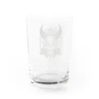 孳々のpeacock Water Glass :back