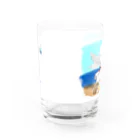 White Worldのなつの天使 Water Glass :back