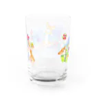 朱留のお祭りコーギー犬 Water Glass :back