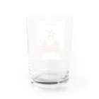 mikyacraft MIKA💓🌟赤い心臓のmikyacraft イメージガール Water Glass :back