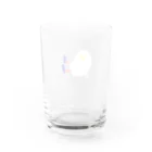 CHIMNEY雑貨店のおすわり二頭身おばけ Water Glass :back