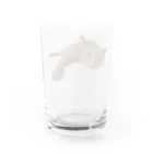 音to鳴手芸部のぺったりちゃちゃまる Water Glass :back