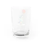 Miyu_theBcollieの風船が怖いボーダーコリー Water Glass :back