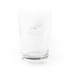 コフグのおまめずshopのおまめずロゴ入りグラス Water Glass :back