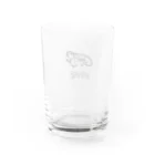 Goofyのグーフィーサイド Water Glass :back