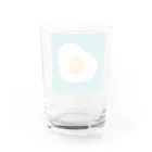 【シマエナガグッズ】ちくわファクトリーのめだまやき　たぶん Water Glass :back