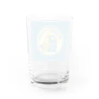 naty's doodlesのブルー　アマビエ　 Water Glass :back