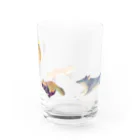 キツネ月のイヌ科の遊び Water Glass :back