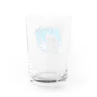 こび2号🐴の飛行機雲グラス。 Water Glass :back