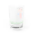 こどもの絵だいすきのおじいちゃん Water Glass :back