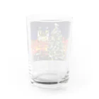 GALLERY misutawoのプラハ 夜のクリスマスツリーとティーン教会 Water Glass :back