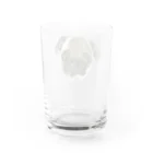 みきぞーん｜保護猫 ミッキー画伯と肉球とおともだちのsasuke Water Glass :back