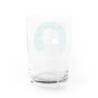 KOKaKのおじキャメル　ロゴはな Water Glass :back