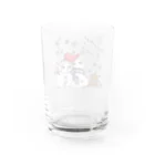 Oh!Challeの雪だるまちゃんカップル Water Glass :back