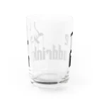 stereovisionのThe Good Drinker Water Glass :back