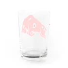 会津・赤ベコ＆ヒーロー販売所の会津・赤ベコ風猛牛 Water Glass :back