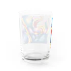 涼　06商店の虹波 Water Glass :back