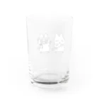 ブーキャット村のブーキャットと勤勉なブーキャット Water Glass :back