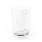 chimamusubiのお名前イラスト商品見本 Water Glass :back