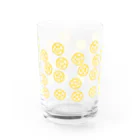 すずの木洋品店の辛子レンコン柄のグラス Water Glass :back