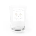 Bordercollie StreetのHappy LUCIA Water Glass :back