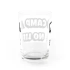 アウトドアデザインのNO CAMP NO LIFE Water Glass :back