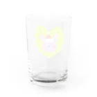 おばあちゃんのサンタうさぎ Water Glass :back