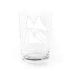 エッフェル塔のショップのパンク犬 Water Glass :back