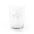 ヤママユ(ヤママユ・ペンギイナ)のコタツとミカンとぺんぎん Water Glass :back