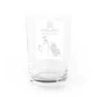月詩のbarber shop Water Glass :back
