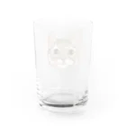 みきぞーん｜保護猫 ミッキー画伯と肉球とおともだちのlizu Water Glass :back