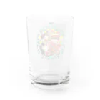 翠色の眼鏡のブリティッシュボーイ Water Glass :back